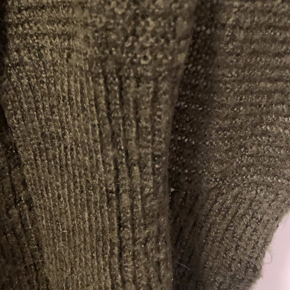 Asos Oversized Long Knit Scarf (Khaki) - Picture 3 of 4